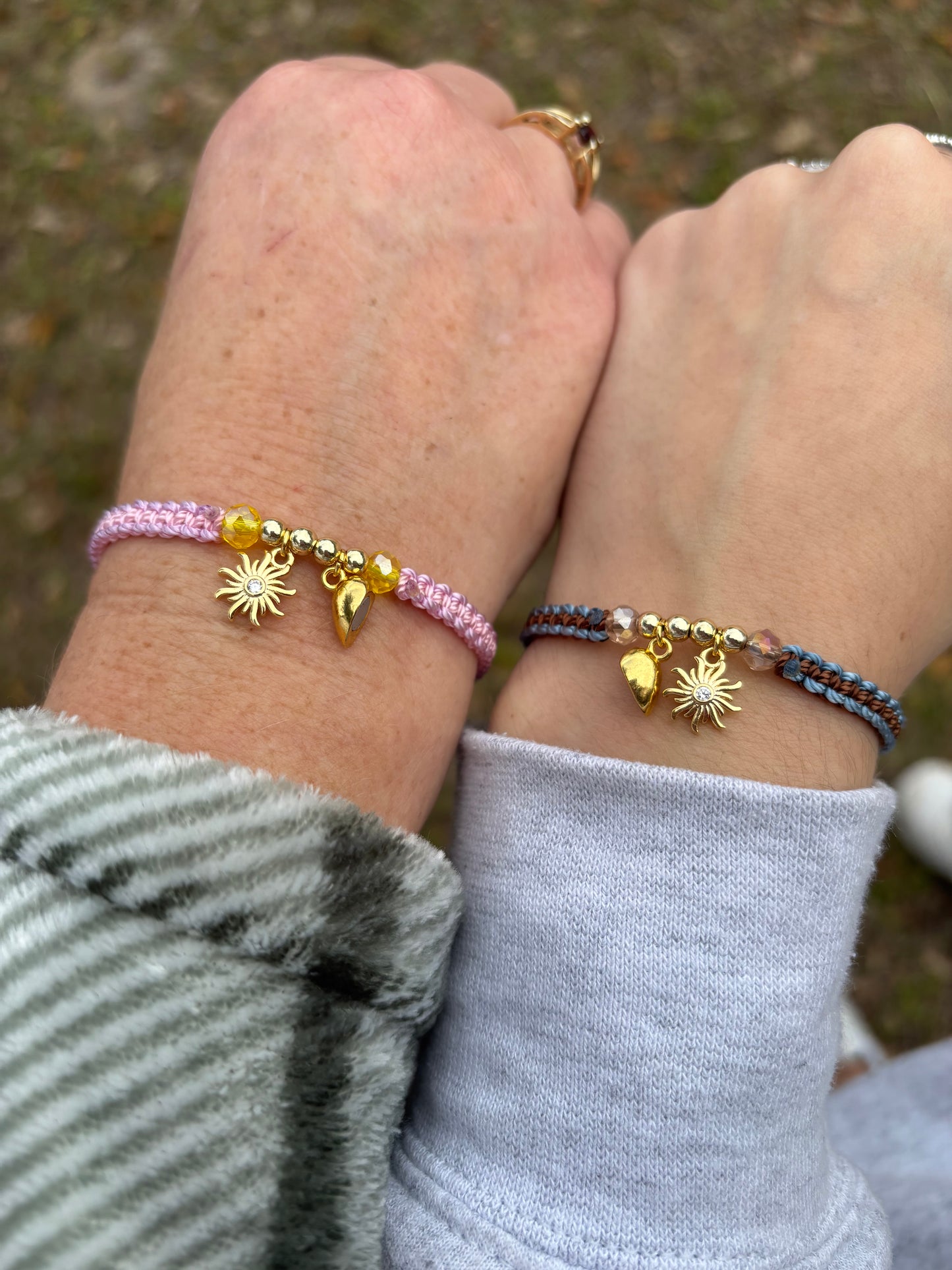 Rapunzel and Flynn Matching Bracelets