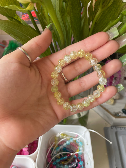 Lemon Lime beaded bracelet